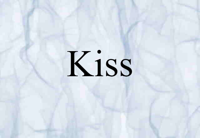 Kiss (noun) Definition, Meaning & Examples