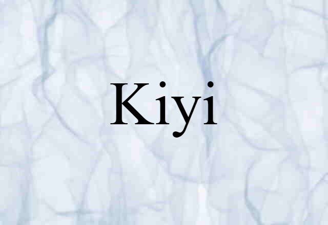 kiyi