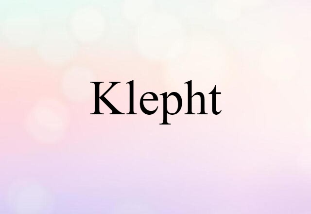 klepht