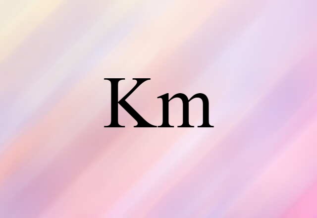 km