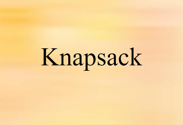 knapsack