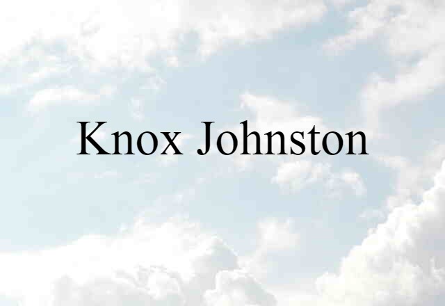 Knox-Johnston