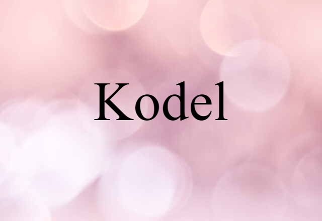 Kodel