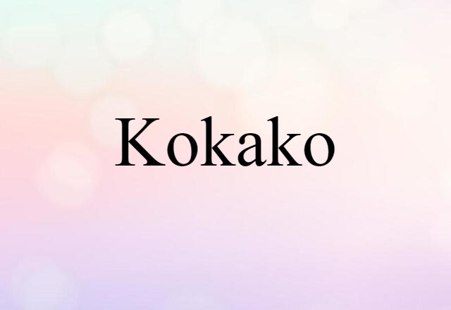 kokako