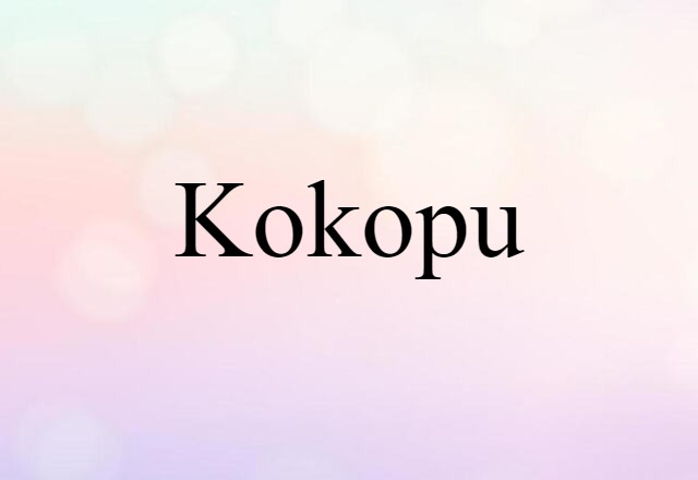 kokopu