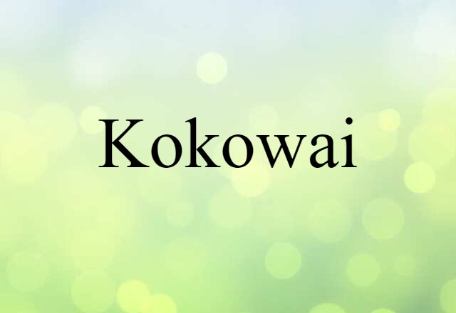 kokowai