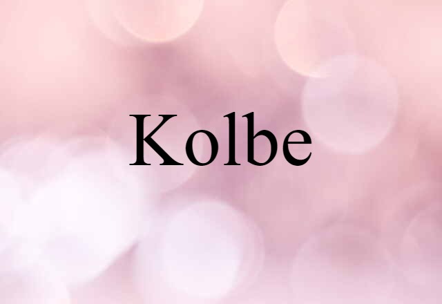 Kolbe