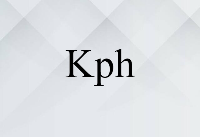 kph