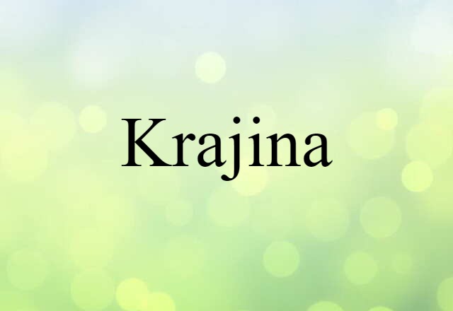 Krajina