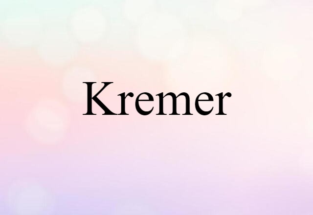 Kremer