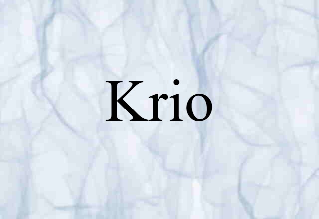 Krio