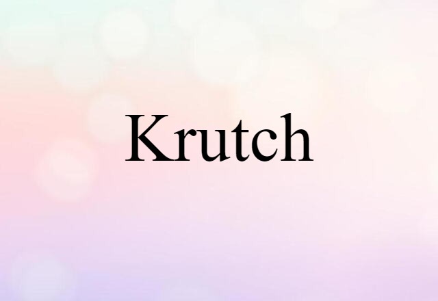 Krutch