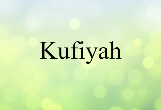 kufiyah