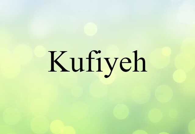 kufiyeh