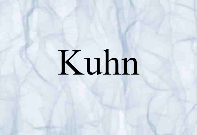 Kuhn