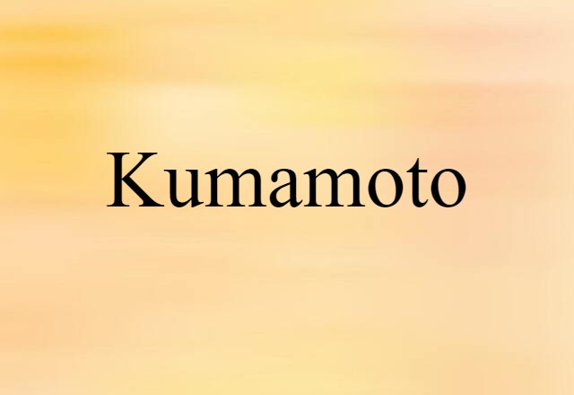 Kumamoto