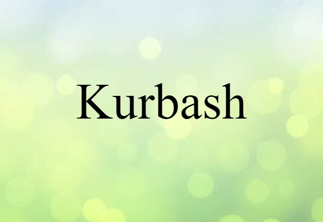 kurbash