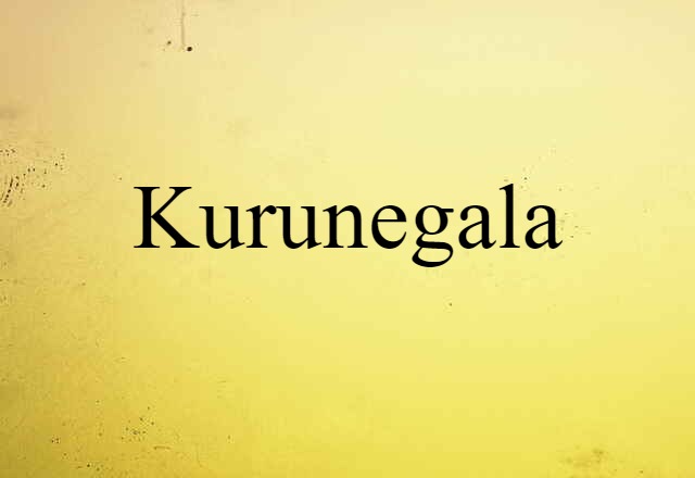 Kurunegala