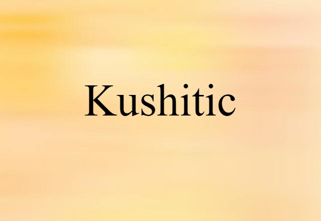 Kushitic