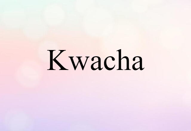 kwacha