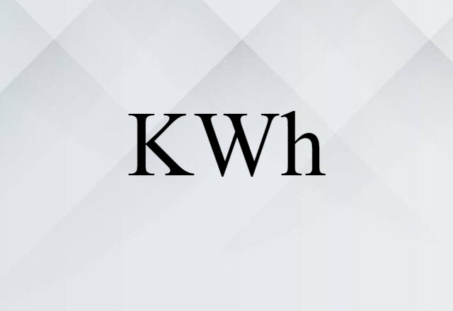 kWh