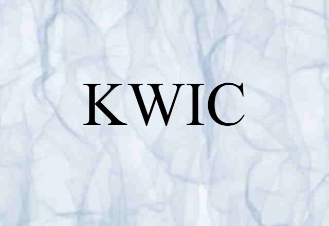 KWIC