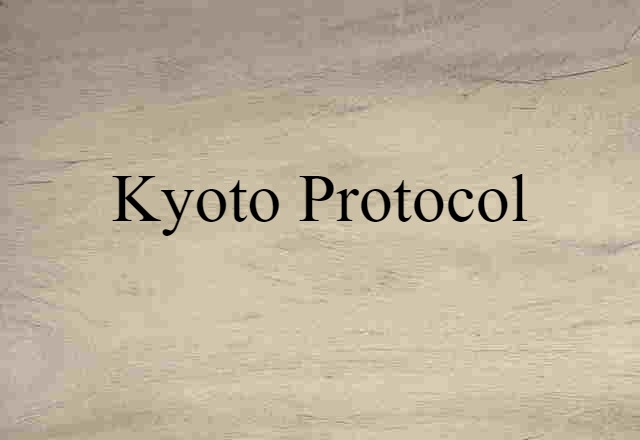 Kyoto protocol