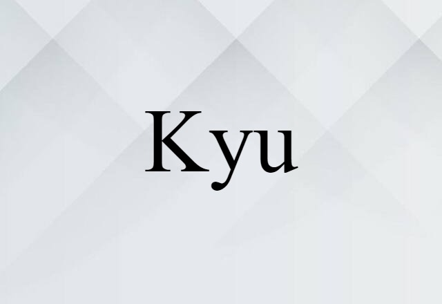 kyu