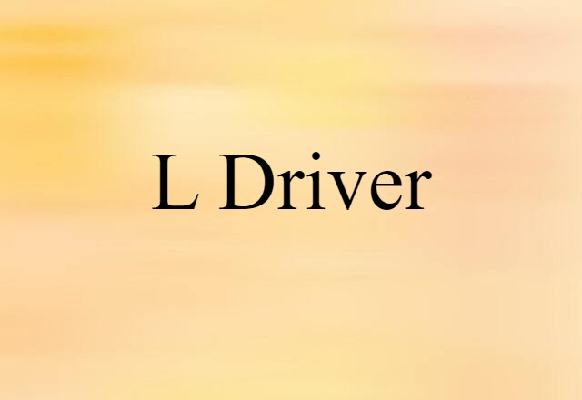 L-driver