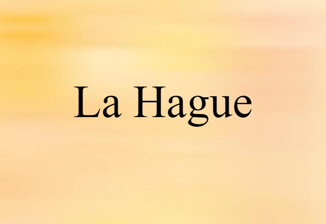 La Hague (noun) Definition, Meaning & Examples