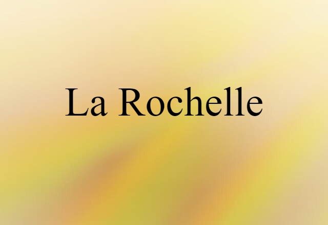 La Rochelle