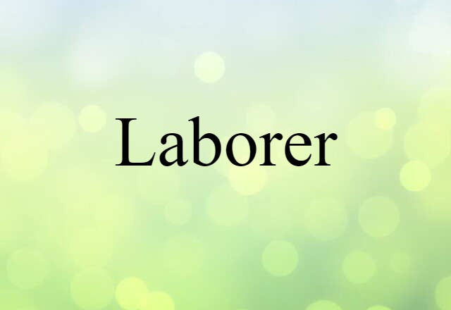 laborer