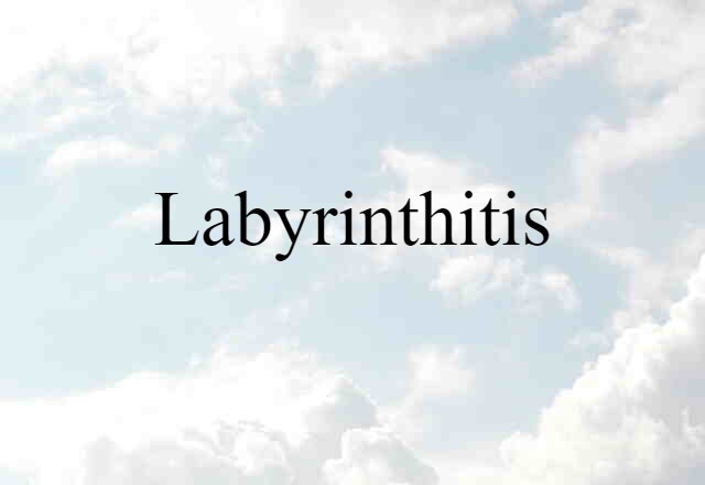 labyrinthitis