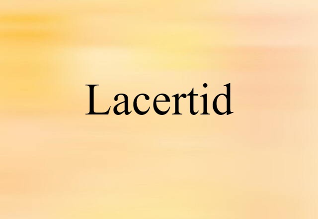 lacertid