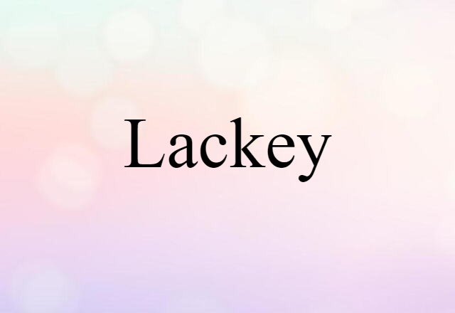 lackey