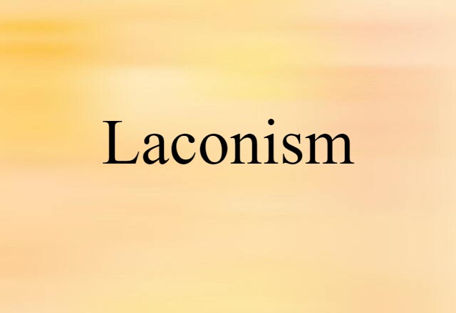 laconism