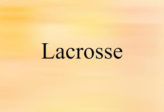 lacrosse