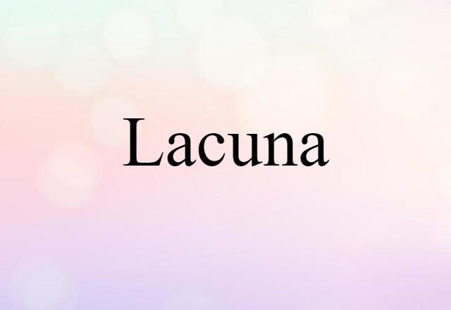 lacuna