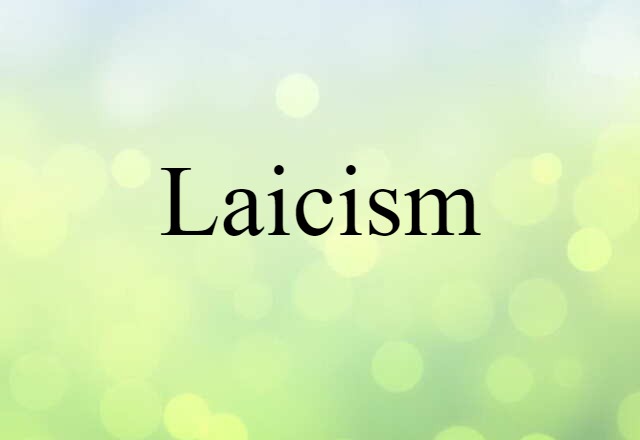 laicism