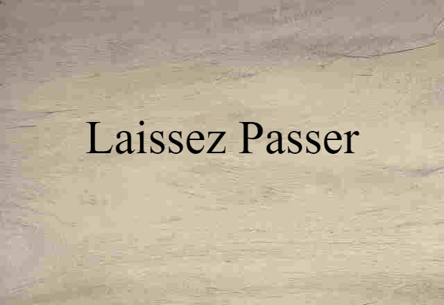 laissez-passer