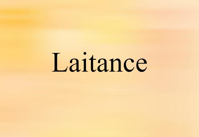 laitance