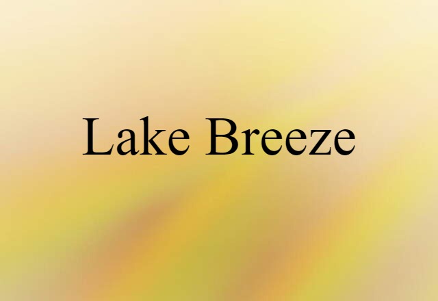 lake breeze