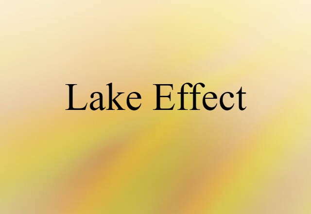 lake effect