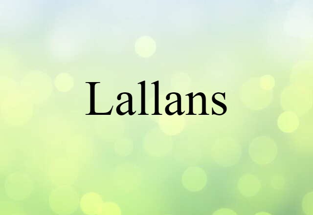 Lallans