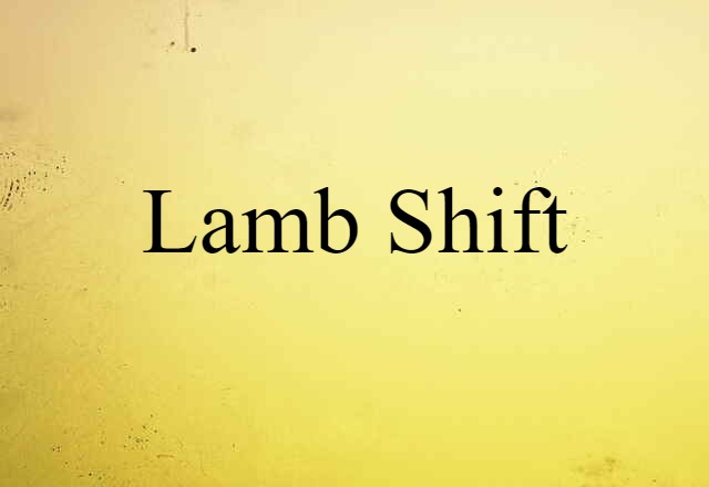 Lamb shift