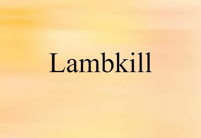 lambkill