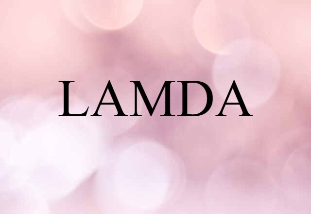 LAMDA