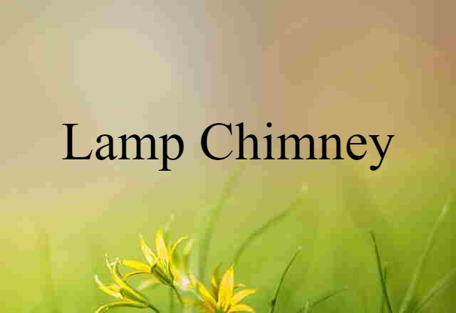 lamp chimney