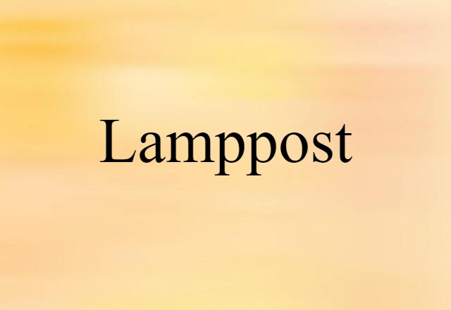 lamppost