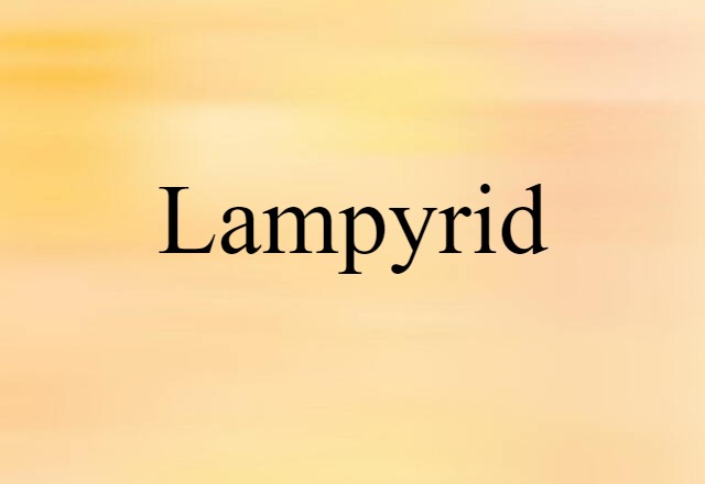 lampyrid